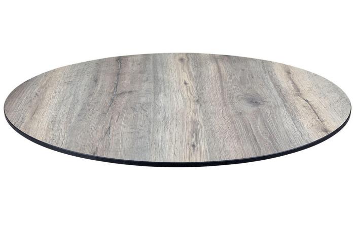 Bild 3, Taverny Ø85 cm Antracit / Laminat natur trä - Brafab - Bonus Möbler