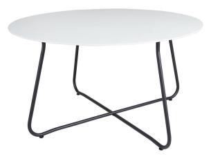 Taverny &Oslash;85 cm Svart / Aluminium vit - Brafab - Bonus M&ouml;bler