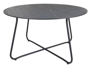Taverny &Oslash;85 cm Svart / Laminat m&ouml;rkgr&aring; sten - Brafab - Bonus M&ouml;bler
