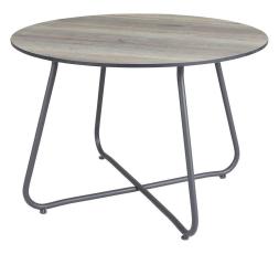 Taverny &Oslash;65 cm Antracit / Laminat gr&aring; tr&auml; - Brafab - Bonus M&ouml;bler