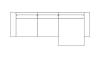 Arm 1 + 1,5-sits 98 + 1,5-sits 98 + divan + arm 1