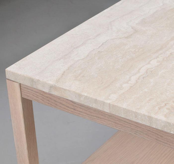 Bild 11, Orwel H75 cm Beige travertin / Vitpigmenterad ek - Rowico Home - Bonus Möbler