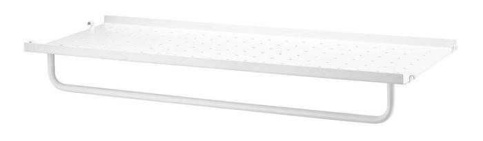Bild 2, String Stång För Metallhyllplan 78 cm Vit - String - Bonus Möbler