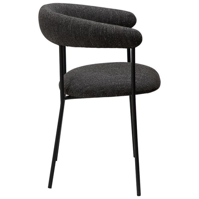 Bild 3, Plenti Bouclétyg Raven Black / Black - Dan-Form - Bonus Möbler