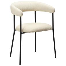 Plenti Boucl&eacute;tyg Bone White / Black - Dan-Form - Bonus M&ouml;bler