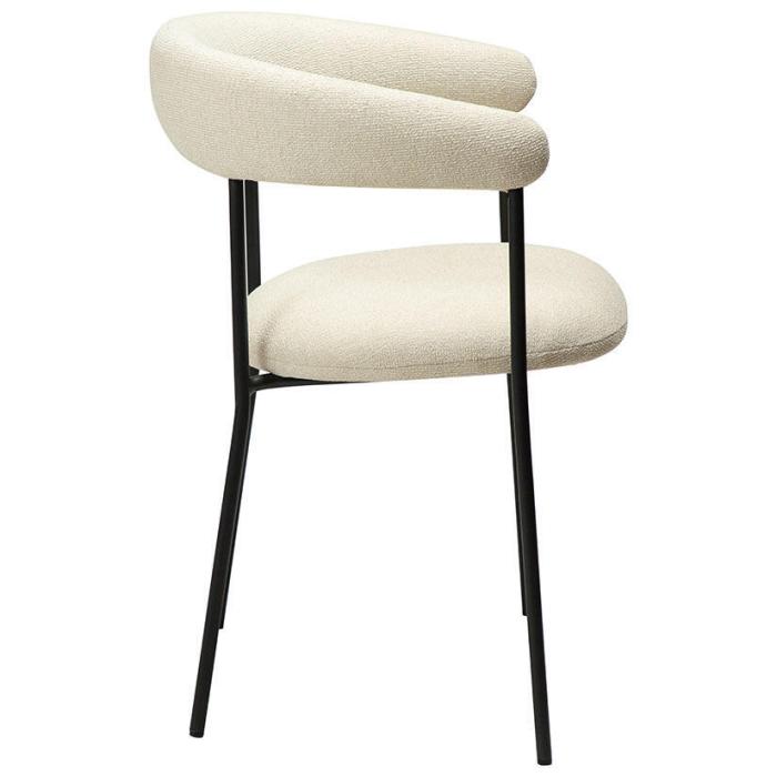 Bild 3, Plenti Bouclétyg Bone White / Black - Dan-Form - Bonus Möbler