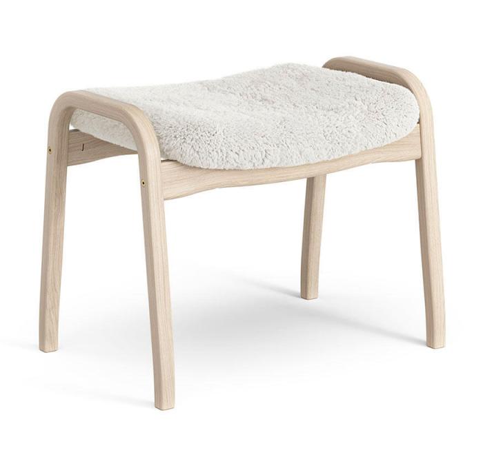 Bild 6, Lamino Vitpigmenterad Ek Fårskinn Offwhite - Swedese - Bonus Möbler