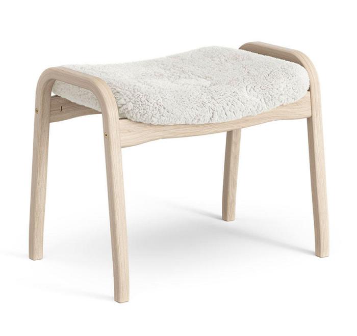 Bild 8, Lamino Vitpigmenterad Ek Fårskinn Offwhite - Swedese - Bonus Möbler