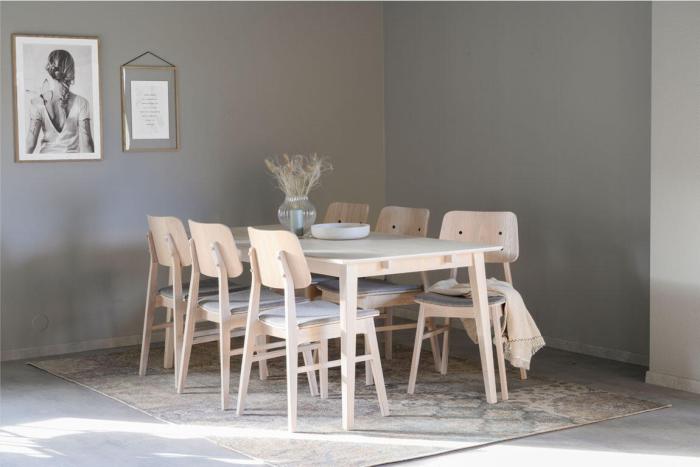Bild 10, Filippa 180X90 cm Vitpigmenterad ek - Rowico Home - Bonus Möbler