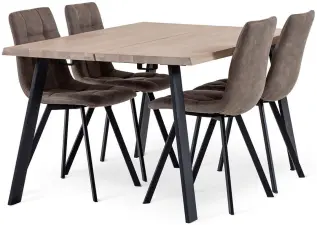 Fleet Utst&auml;llda ben och Ruth 160X95 cm och fyra stolar - Torkelson - Bonus M&ouml;bler