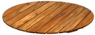 Bordsskiva &Oslash;100 cm till bord 9A/9B 100 Obehandlad Teak - Grythyttan St&aring;lm&ouml;bler - Bonus M&ouml;bler