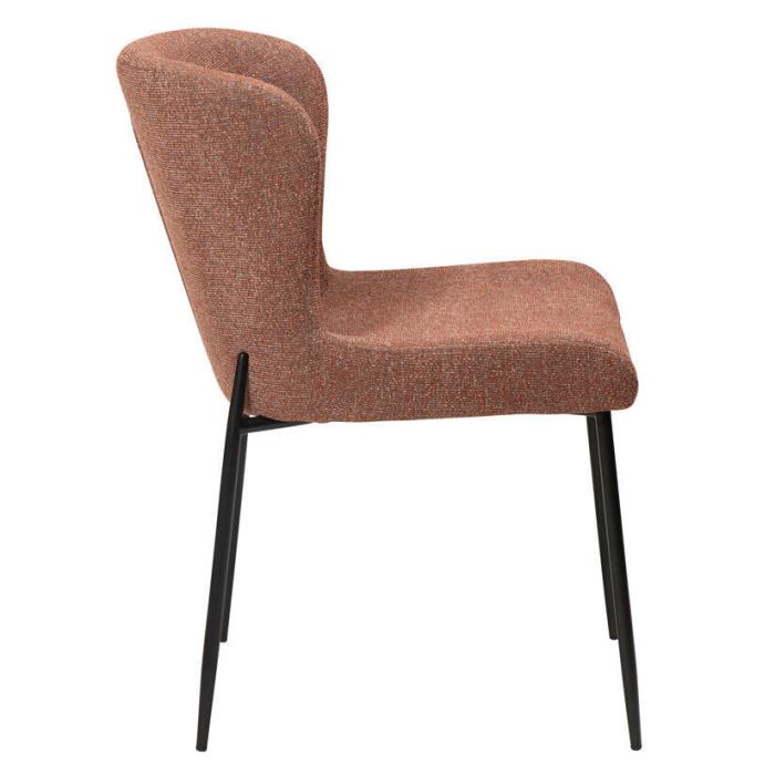 Bild 3, Glam Bouclétyg Pebble Red / Black - Dan-Form - Bonus Möbler
