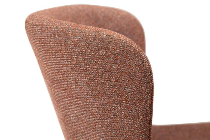 Bild 9, Glam Bouclétyg Pebble Red / Black - Dan-Form - Bonus Möbler