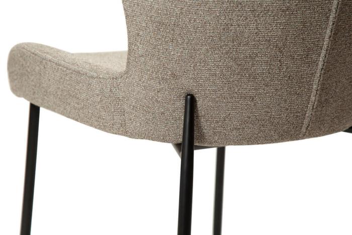Bild 9, Glam Bouclétyg Pebble Earth / Black - Dan-Form - Bonus Möbler