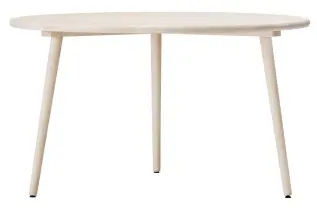 Miss Tailor Runt &Oslash;130 cm Bj&ouml;rk, Ljus mattlack - Stolab - Bonus M&ouml;bler