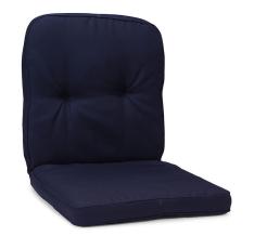 Milano 97 L&aring;g 50 cm bred Navy med kl&auml;dd kant polyester - Hillerstorp - Bonus M&ouml;bler