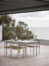 B45 250X92 cm och DK Light Grey Bord med 4 stolar - Brafab - Bonus M&ouml;bler
