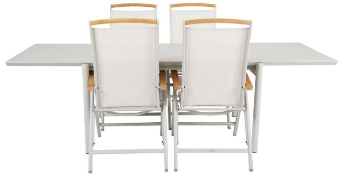 Bild 4, Andy Teak Light Grey / Offwhite - Brafab - Bonus Möbler
