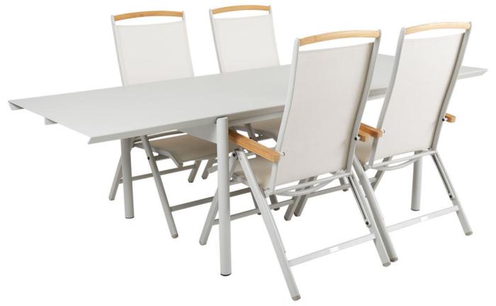 Bild 5, Andy Teak Light Grey / Offwhite - Brafab - Bonus Möbler