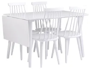 Lotta 120-165X80 cm Vit - Rowico Home - Bonus M&ouml;bler
