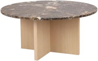 Brooksville &Oslash;90 cm Brun / vitpigmenterad - Rowico Home - Bonus M&ouml;bler