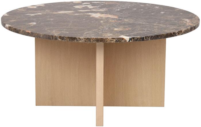 Bild 2, Brooksville Ø90 cm Brun / vitpigmenterad - Rowico Home - Bonus Möbler