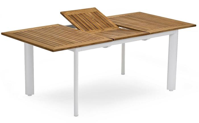 Bild 2, Nydala 150-200X96 cm Vit / Teak - Hillerstorp - Bonus Möbler