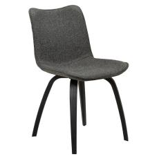 Glee Boucl&eacute;tyg, svarta ben Pebble Grey - Dan-Form - Bonus M&ouml;bler