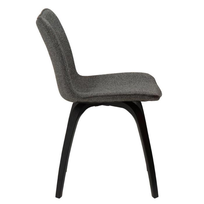 Bild 3, Glee Bouclétyg, svarta ben Pebble Grey - Dan-Form - Bonus Möbler