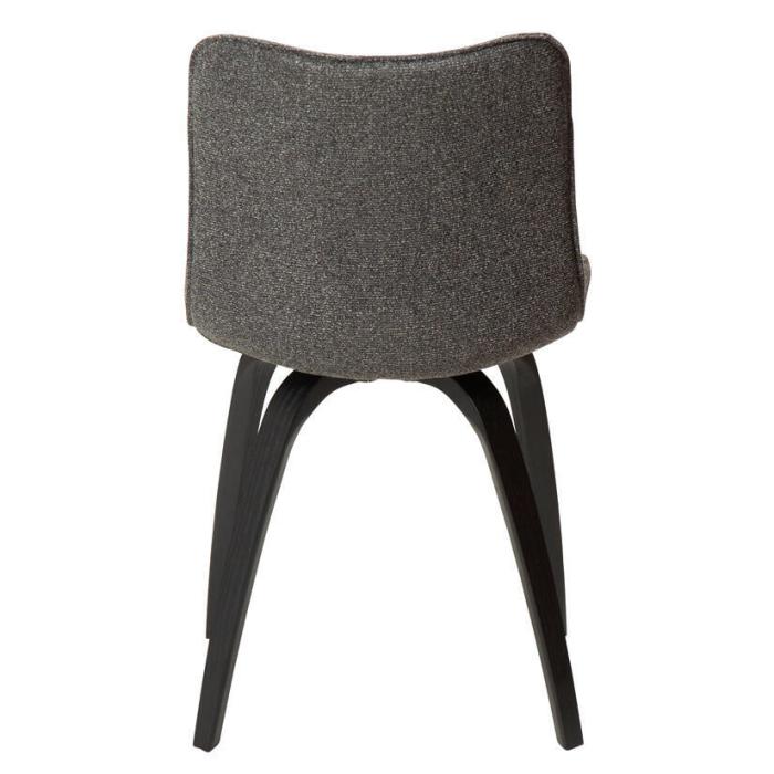 Bild 4, Glee Bouclétyg, svarta ben Pebble Grey - Dan-Form - Bonus Möbler