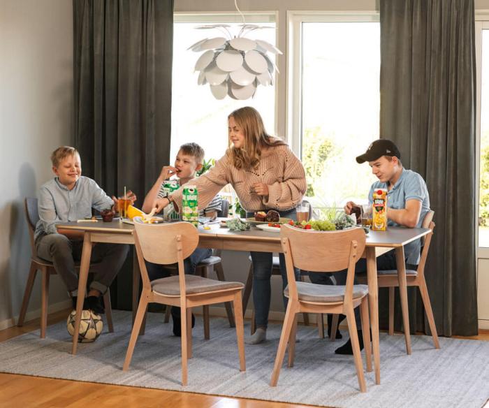 Bild 11, Kato Vitpigmenterad ek / Ljusgrå - Rowico Home - Bonus Möbler