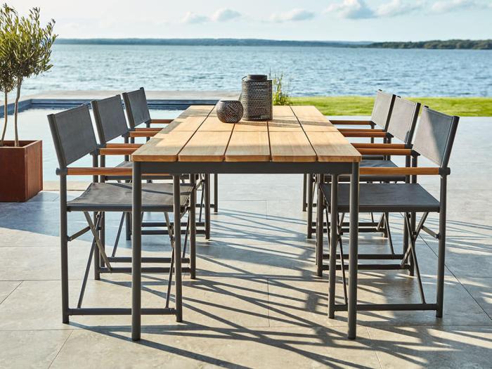 Bild 6, Zand Antracit / Teak - Brafab - Bonus Möbler