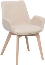 Drimsdale beige tyg Vitpigmenterad - Rowico Home - Bonus M&ouml;bler