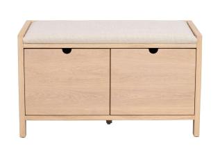 Hillmond 2L 80 cm Vitpigmenterad ek / Beige - Rowico Home - Bonus M&ouml;bler