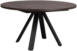 Maddock &Oslash;135 cm Brunoljad ek / Svart - Rowico Home - Bonus M&ouml;bler