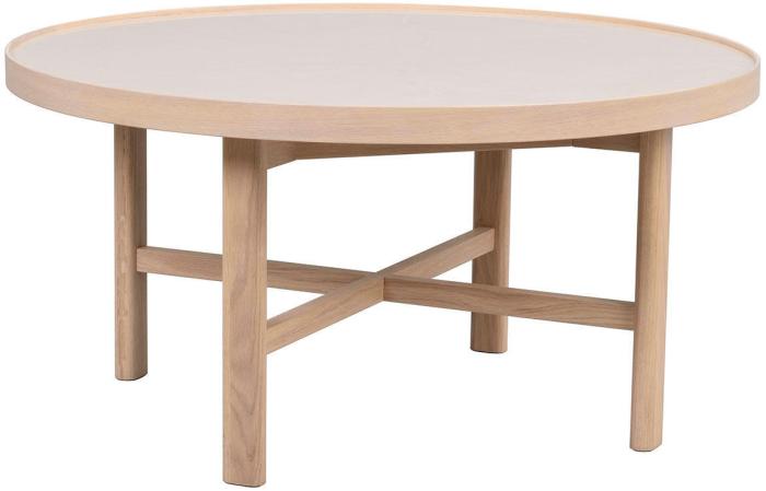 Bild 2, Marsden Ø90 cm Beige keramik / Vitpigmenterad ek - Rowico Home - Bonus Möbler