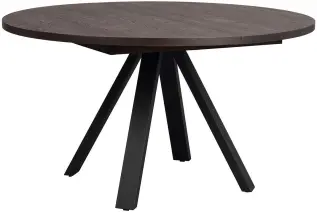 Maddock &Oslash;135 cm Brunoljad ek / Svart - Rowico Home - Bonus M&ouml;bler