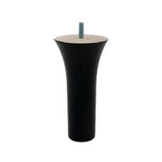 Tr&auml;ben runt, 19 cm, svartlackat - Slasken - Bonus M&ouml;bler