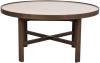 Beige keramik / Brunlackad ek