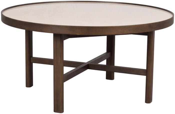 Bild 2, Marsden Ø90 cm Beige keramik / Brunlackad ek - Rowico Home - Bonus Möbler
