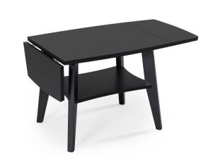 Birdie 60-100X50 cm Svartbetsad Ek - Bordbirger - Bonus M&ouml;bler