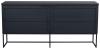 Svartlackad ek / Svart