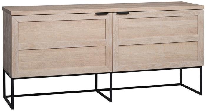 Bild 2, Everett 160 cm Vitpigmenterad ek / Svart - Rowico Home - Bonus Möbler