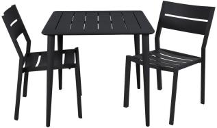 Nimes 78X78 cm och Delia Matstol Svart - Brafab - Bonus M&ouml;bler
