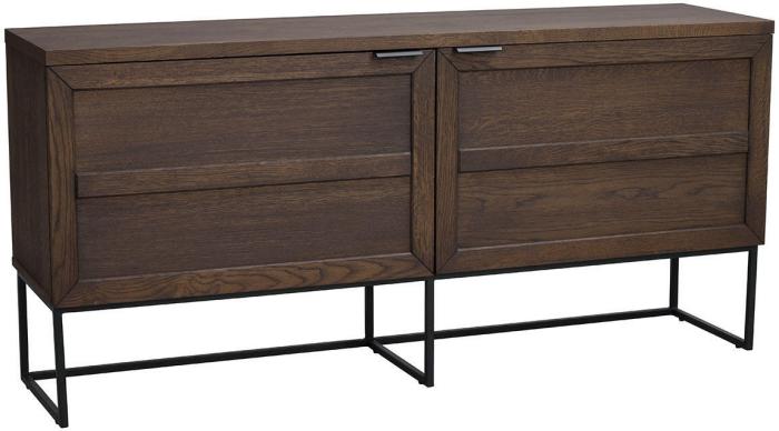 Bild 2, Everett 160 cm Brun ek / Svart - Rowico Home - Bonus Möbler