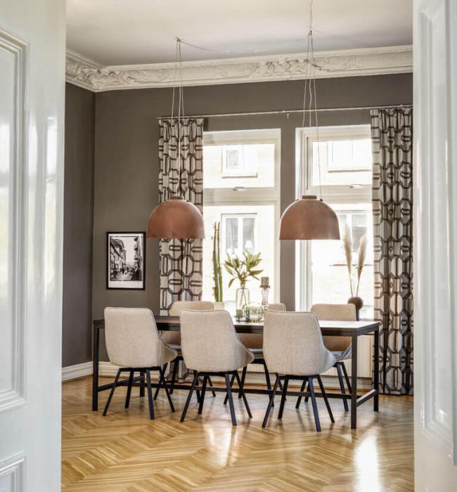 Bild 11, Alison Metallben / Tyg Beige tyg - Rowico Home - Bonus Möbler