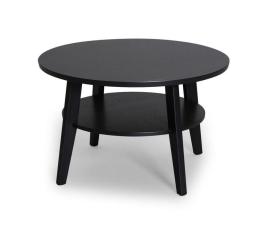Eagle &Oslash;80 cm Svartbetsad Ek - Bordbirger - Bonus M&ouml;bler