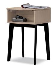 Charon Vitlaserad Ek - Jensen Beds - Bonus M&ouml;bler