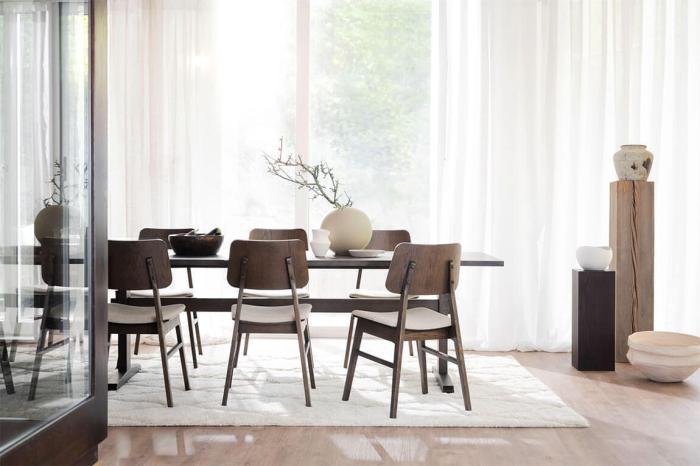 Bild 11, Nagano Brunlackad ek / Beige - Rowico Home - Bonus Möbler
