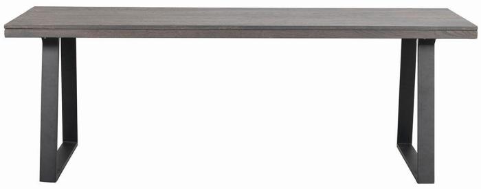 Bild 2, Brooklyn 220X95 cm U Metallben Lackad Mörkbrun Ek - Rowico Home - Bonus Möbler